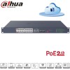Switch PoE Gigabit manageable 20 ports pour baie de brassage Dahua CS4220-16GT-240-V2